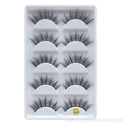 Wholesale 3D mink strip eyelashes fake eyelashes set